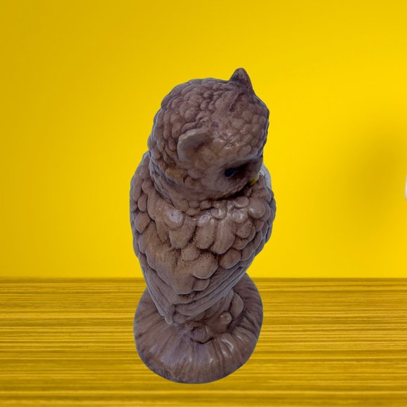 Vintage 1970's Cottagecore Handmade Ceramic Owl - Picture 2 of 14